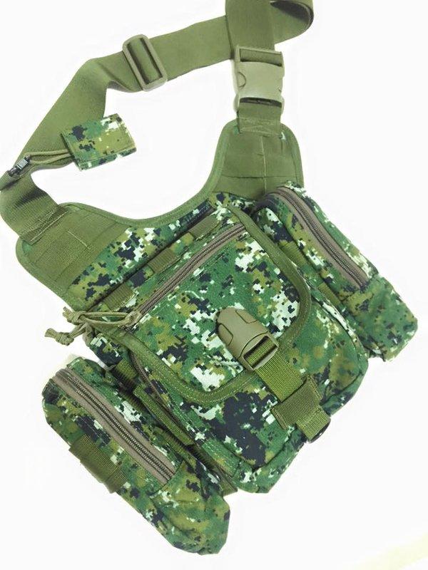 [85D]抗紅外線國軍數位迷彩模組化鞍袋