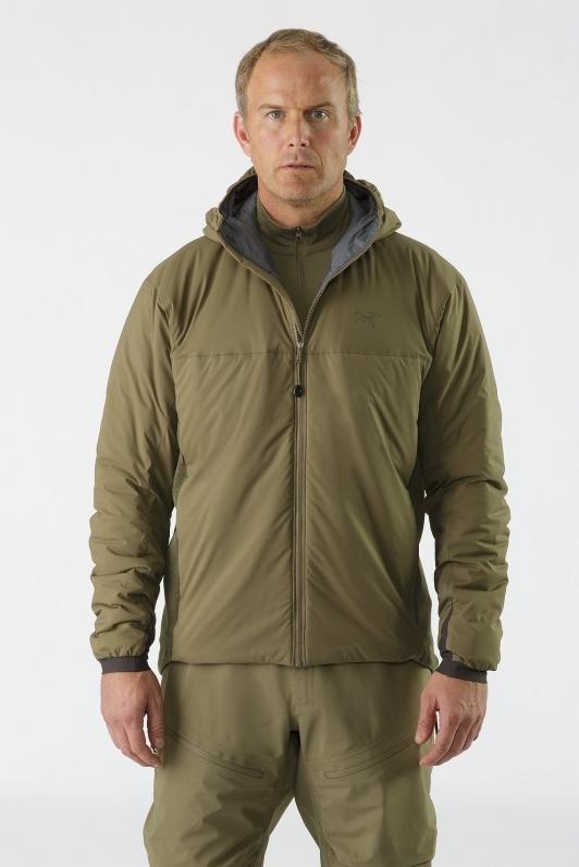 Arcteryx 始祖鳥2019 軍版Leaf ATOM LT hoody Crocodile 鱷魚色S號