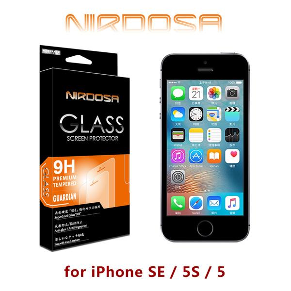 晴璇本舖【出清】NIRDOSA iPhone SE / 5S / 5 9H 0.26mm 鋼化玻璃 螢幕保護貼