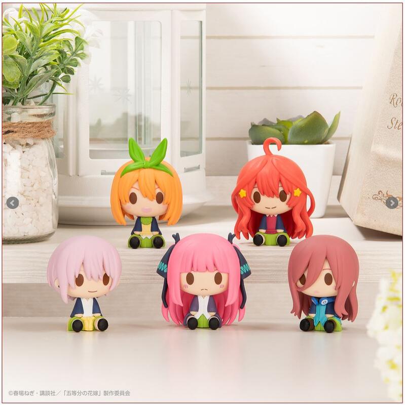 新品5種☆五等分の花嫁フィギュア五等分的花嫁五等分的新娘手玩具公仔