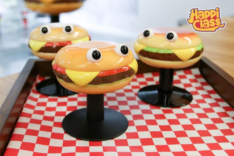 袋のみ未開封☆Happi Class Burger Chair 3点セット 玩具有毒addictedtoys2020 潮玩˙盒抽˙設計師玩具專賣店-HAPPI