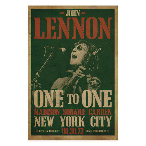 [蚤舊舊] 全新 英國海報 John Lennon 約翰藍儂 The Beatles 披頭四 樂團 搖滾