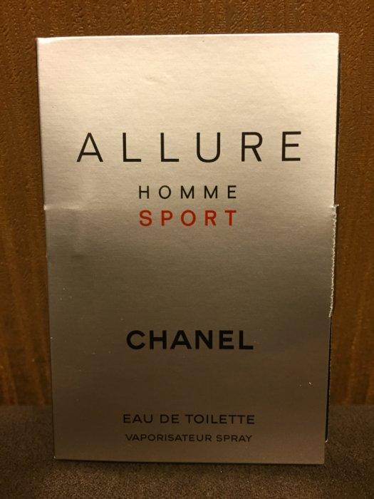 【旭 精品館】Chanel 香奈兒 llure Homme Sport 傾城之魅運動男性淡香水 針管/試管 2ML