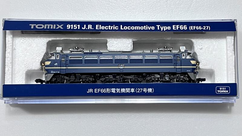 現状品 Nゲージ TOMIX 9151 EF66形電気機関車 (27号機) TOMIX 9151 JR