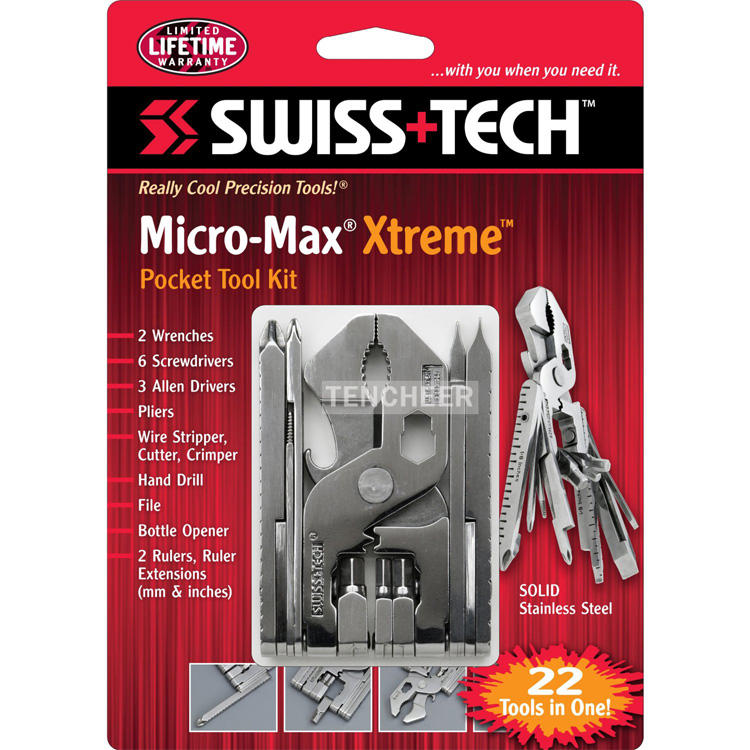 ＜TENCHEER現貨＞ Swiss+Tech 22 合 1 Micro-Max Xtreme 隨身迷你工具組