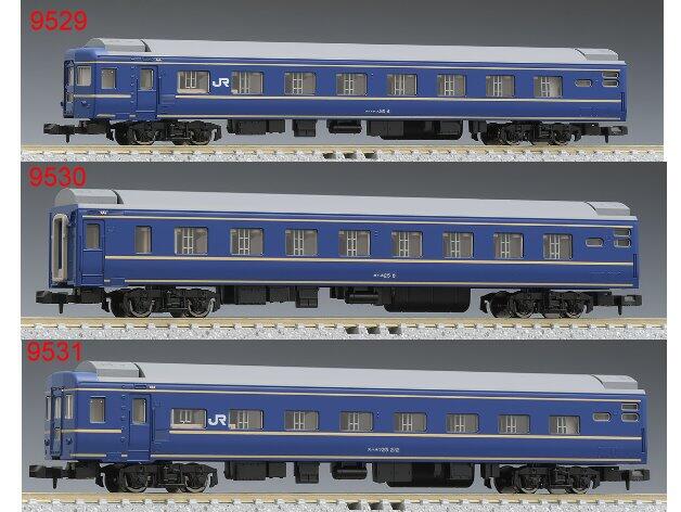 佳鈺精品-TOMIX 9529/9531/9532 24系25形「北斗星」（JR東日本仕様）增 