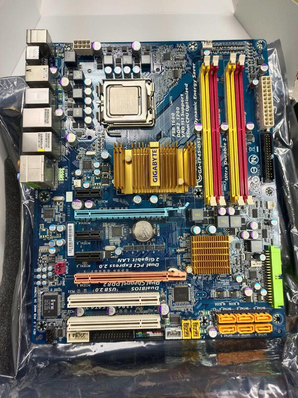 GAEP45DS3R / 775腳位升級聖品 / P45晶片 / 盒裝保存 露天市集 全台最大的網路購物市集
