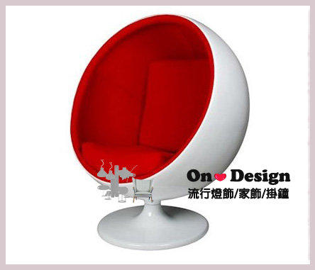 On ♥ Design ❀北歐芬蘭 Eero Aarnio 設計師 Ball Chair造型太空球椅 (複刻版)