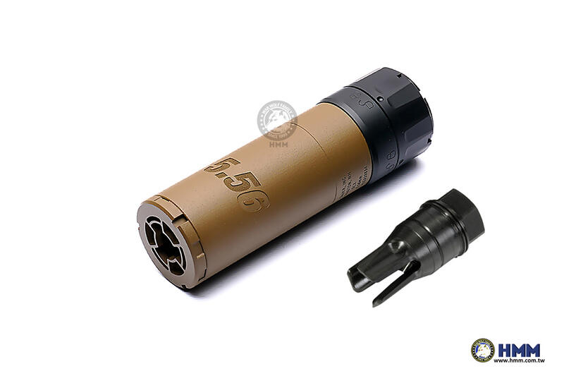 [HMM] 榔頭模型 沙色TaskForce SLX556 BPW SIG SLX556C QD 快拆滅音管+鋼製防火帽 | 露天市集 | 全 ...