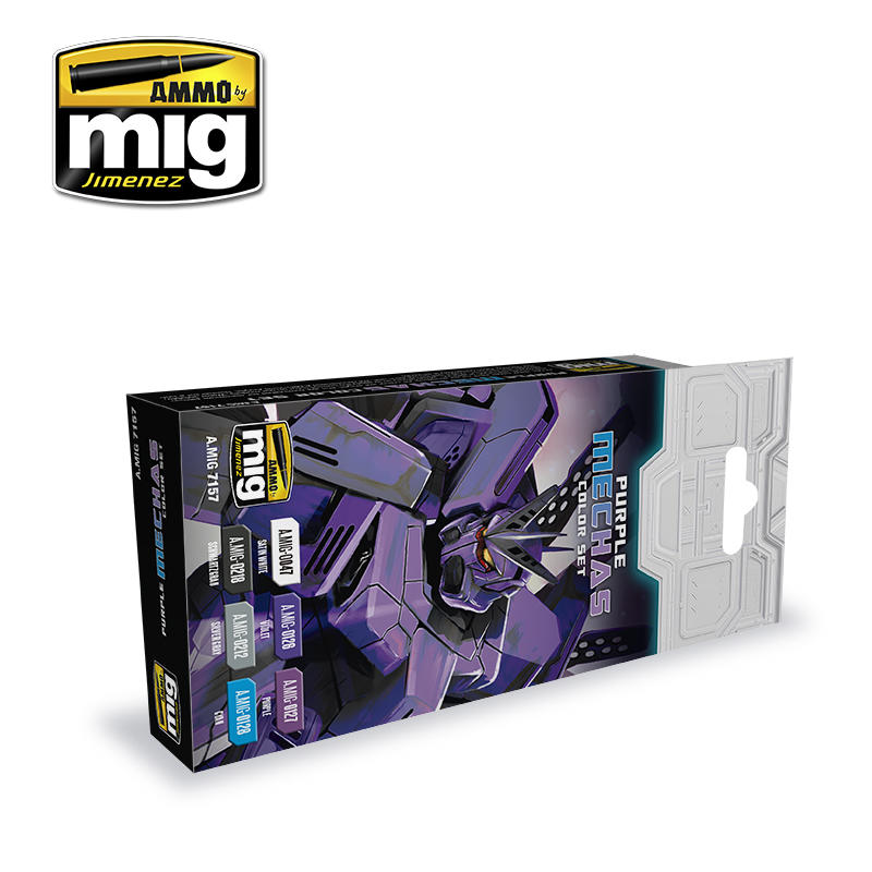 【小人物繪舘】*缺貨*Ammo Mig7157 紫色鋼彈機器人 配色套漆 米格漆 性質同AV水性漆