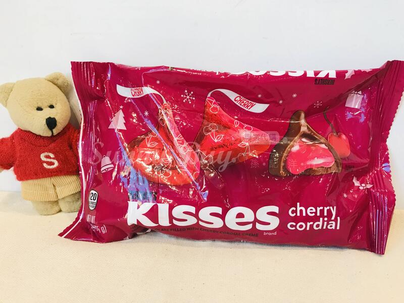 【Sunny Buy】◎現貨◎ Hershey's Kisses 賀喜 好時 耶誕限定 櫻桃內餡火種糖巧克力 255g