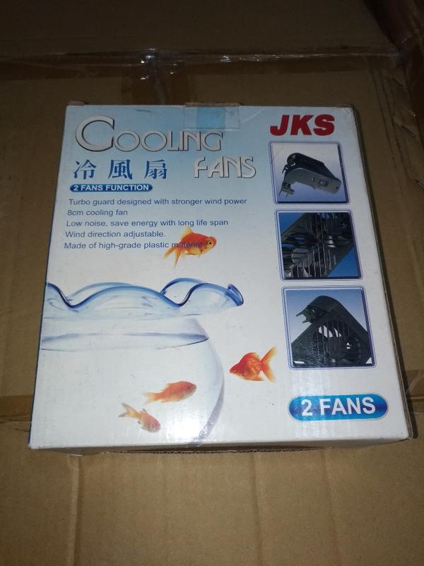 JKS COOLING FANS 冷風扇 二扇式 (水族 魚缸 孔雀魚
