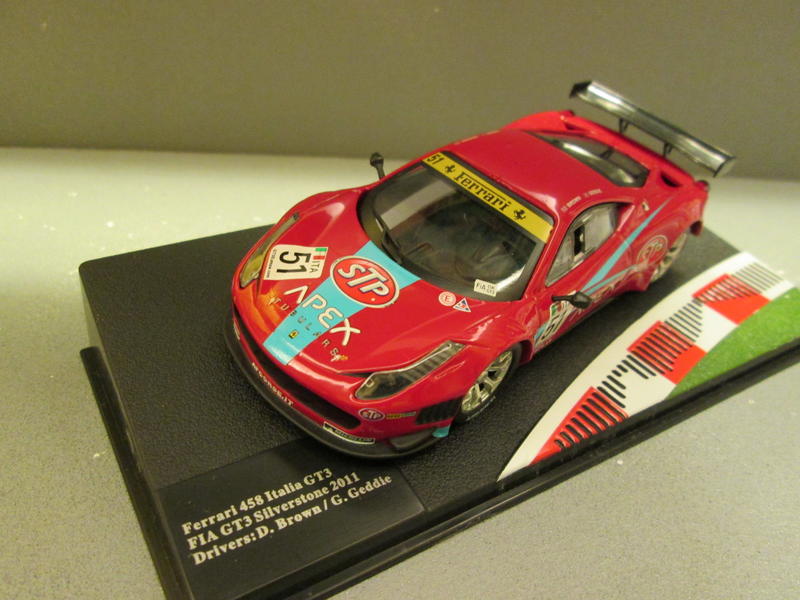 【車藏館】1/43 IXO Ferrari 458 Italia GT3 2011