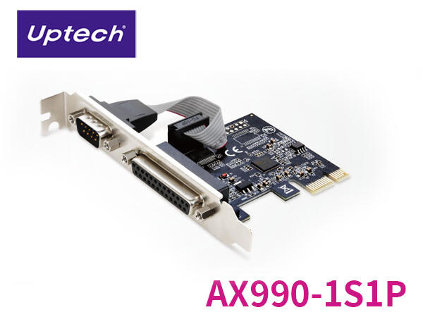 「阿秒市集」Uptech 登昌恆 AX 990-1S1P 雙用擴充卡