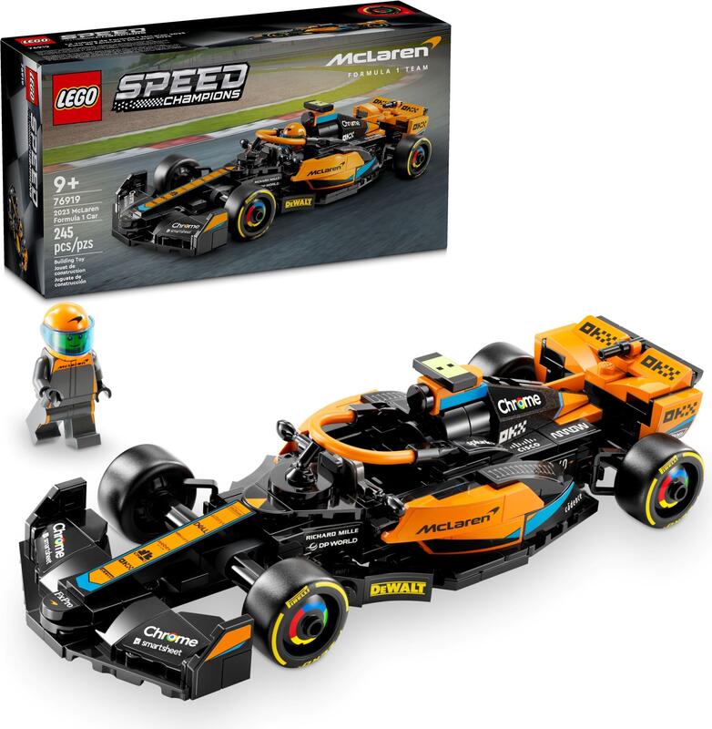 【群樂】盒組 LEGO 76919	SPD-2023 McLaren F1 RaceCar