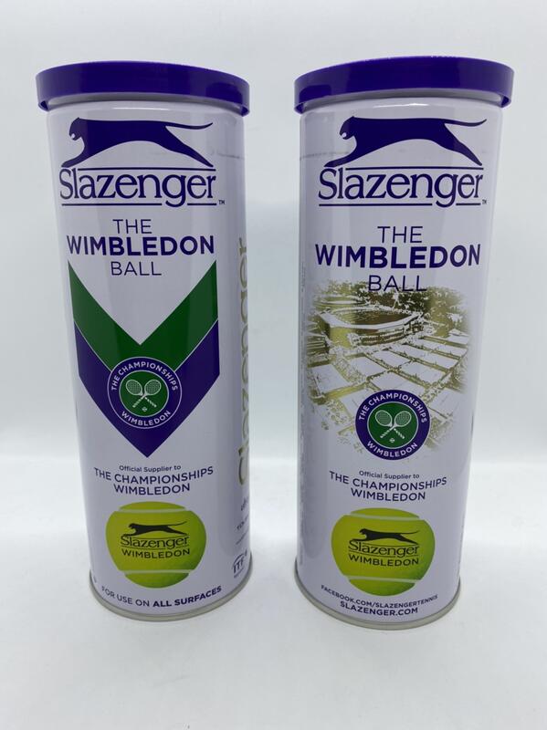【線上體育】Slazenger THE WIMBLEDON BALL 黑豹牌 溫布頓 比賽級網球 (每筒三顆