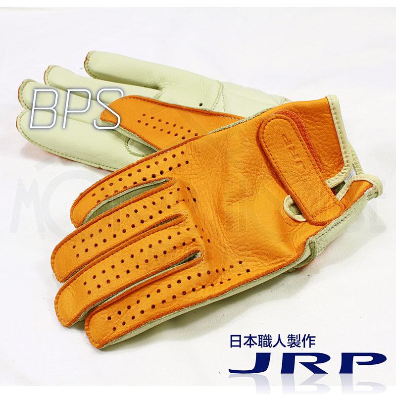 。摩崎屋。 日本香川縣 JRP BPS 橘色,夏季,可水洗皮革手套 日本製造 經典外縫式剪裁 免運