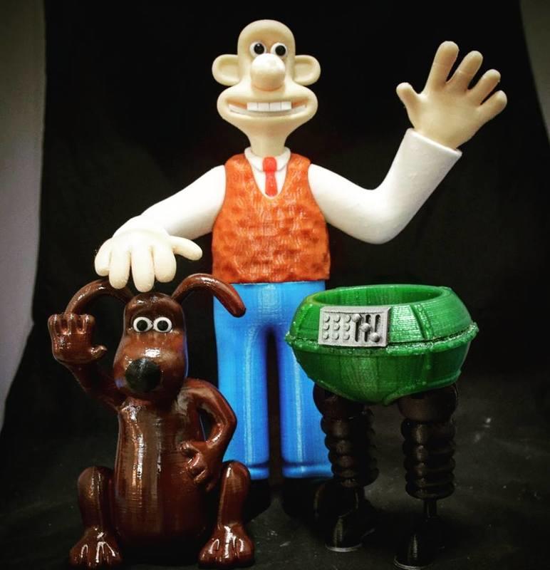 [MDS] 英國劇Wallace and Gromit 3D列印公仔