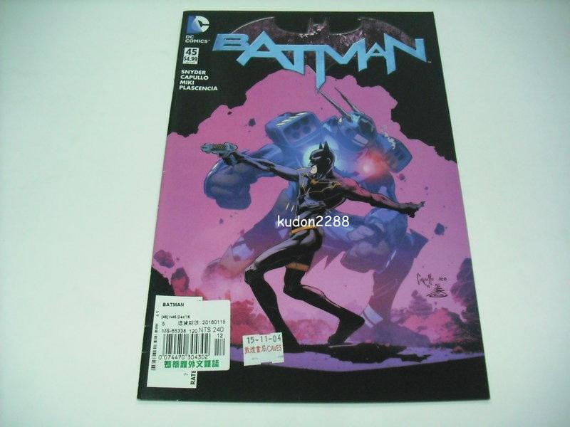 BATMAN  #45 美國原版漫畫