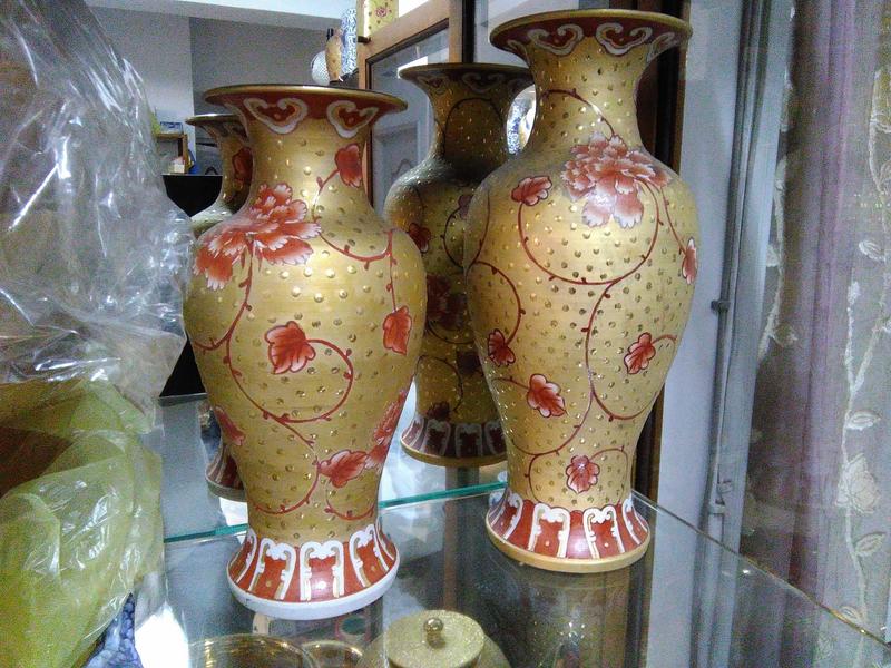 鎏金釉小花瓶 21-30cm高