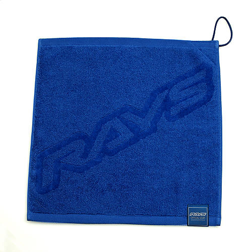 【翔浜車業】日本純㊣RAYS 手巾 毛巾(藍色)(日本製)
