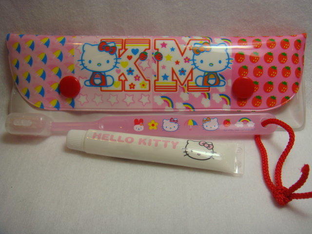 瑪奇格 日本原裝進口 hello Kitty 牙刷組 14.5cm
