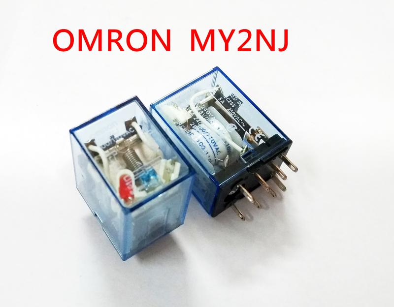 【洋洋科技】OMRON 歐姆龍 繼電器 MY2NJ AC 110VAC MY2N-J 帶燈 底座PYF08A