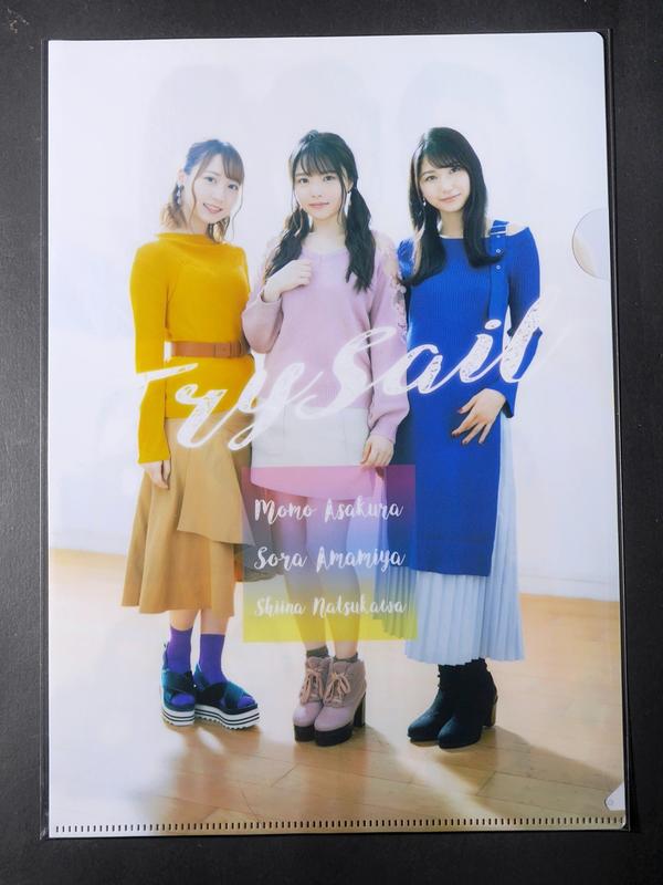 加冰世界] TrySail くじ日本LAWSON限定一番賞A4 L夾資料夾文件夾麻倉桃