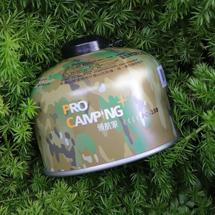 【山道具屋】Pro Kamping 領航家迷彩風格高山瓦斯罐110g/230g/450g(妙管家新款)