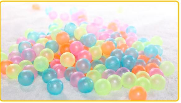韓國製 小果凍系列 海洋泡泡球 球池 遊戲屋 半透明 安全無毒 一顆五元 全新正品