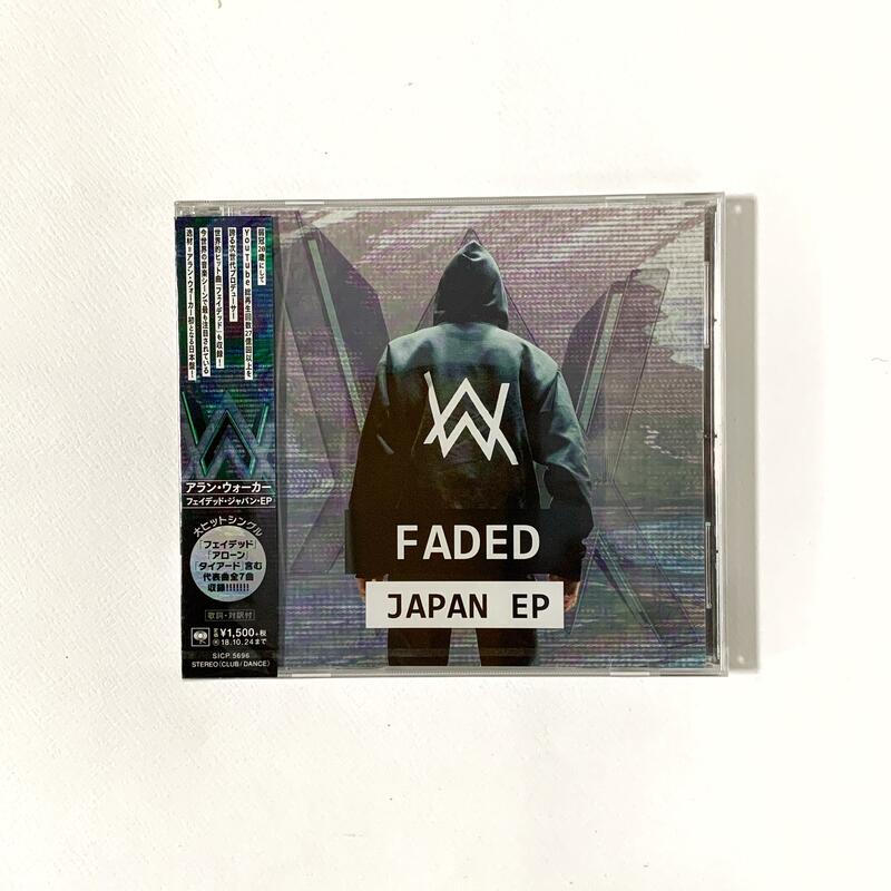 Alan Walker 艾倫沃克 Faded 人間迷走 Japan EP 日版 單曲