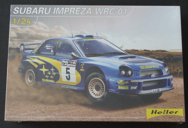 【 AWS 精選現貨 】Heller 1/24 Subaru IMPREZA WRC 2001 拉力賽車塗裝