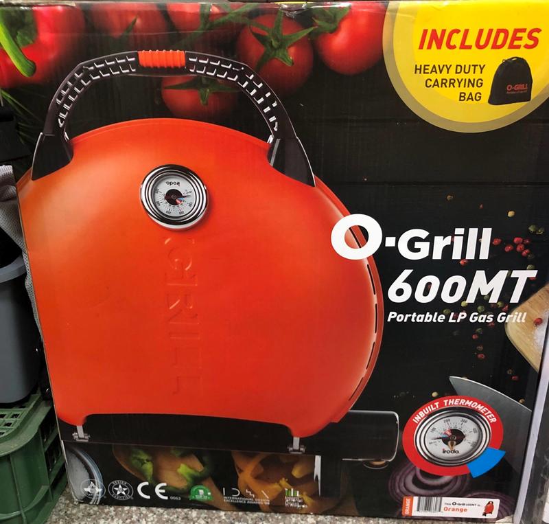 O-GRILL 攜帶型烤肉爐展示品 (孔雀貝 BBQ達人瓦斯燒烤爐) 已售完 