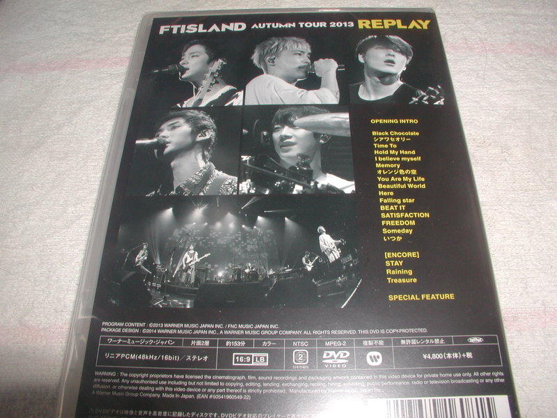 DVD FTISLAND AUTUMN TOUR 2013 ~REPLAY~ 2013 日本製原版DVD | 露天市集| 全台最大的網路購物市集