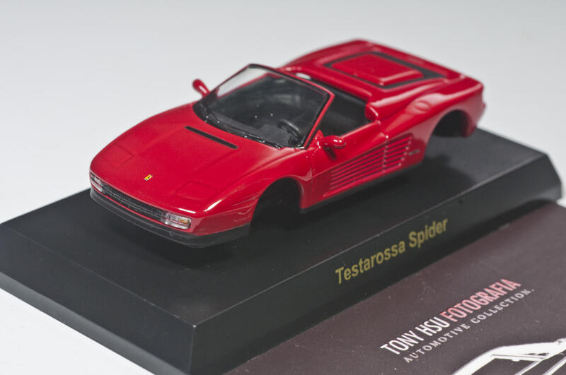 Kyosho 京商Ferrari Testarossa spider 紅法拉利5代全新未組1/64 