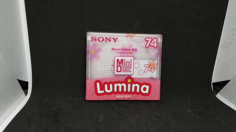 日製 全新未開封 Sony Lumina 74分 5片入 粉紅色 空白MD片