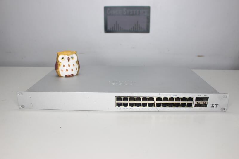 Cisco Meraki MS120-24P-HW 24 Port PoE SFP Gigabit Switch