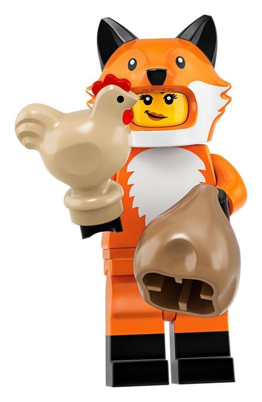 （現貨最後一隻，全新未拆袋）LEGO 71025  14號 狐狸裝女孩 第19代  Fox Girl 