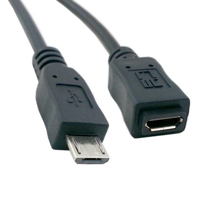 0.5米 Micro USB延長線 Micro USB公對母 手機平板延長線 50cm充電線延長 U2-096-0.5M