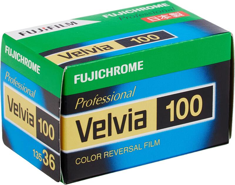 fujichrome Velvia 100 36張 135底片   單捲