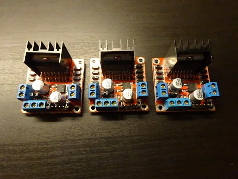 L298N DC馬達驅動模組 (採用 ST 原裝晶片) Arduino 三個一標
