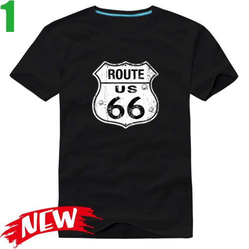 【Route 66 66號公路】短袖創意設計T恤(共3種顏色 男版.女版皆有) 任選4件以上每件400元免運費【賣場一】