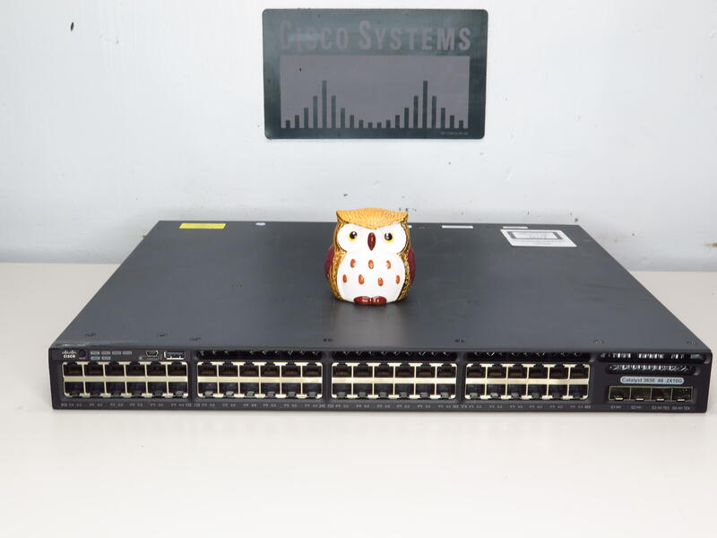 Cisco WS-C3650-48TQ-E Catalyst Switch w/ 48x Port, 4x 10G