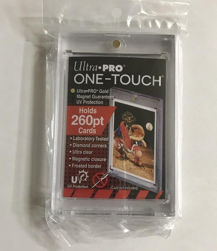 【真】卡夾 抗UV 磁扣式 UP（260pt）贈外層自黏袋 適用 球衣卡 簽名卡 內衣卡