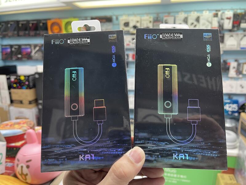 禾豐音響 FiiO KA1 隨身型 Type-C / Lightning 解碼 耳機轉換器 小尾巴