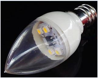 110V LED 貼片式 E12 尖頭  蠟燭燈 神明燈 小夜燈 1組2入 節能燈泡  省電 1 W