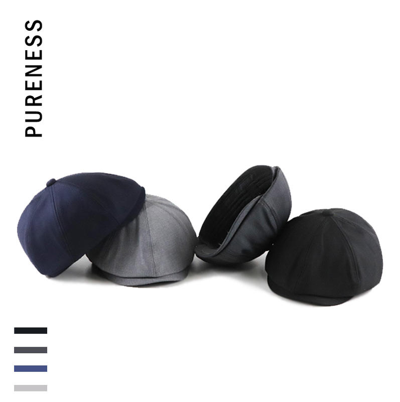 極簡舍．短檐報童帽／簡約穿搭貝雷帽，時尚、歐風、八角帽子