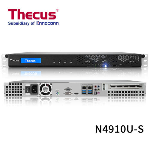 Thecus 色卡司 N4910U-S 4 Bay NAS 單電源 機架式 網路儲存伺服器