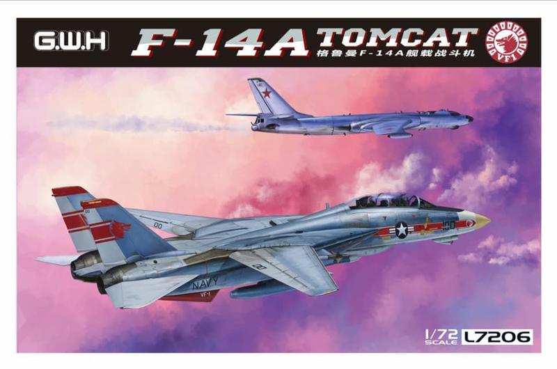 [威逸模型] 團購預訂~GWH 長城 1/72 美國 F-14A 戰機 L7206