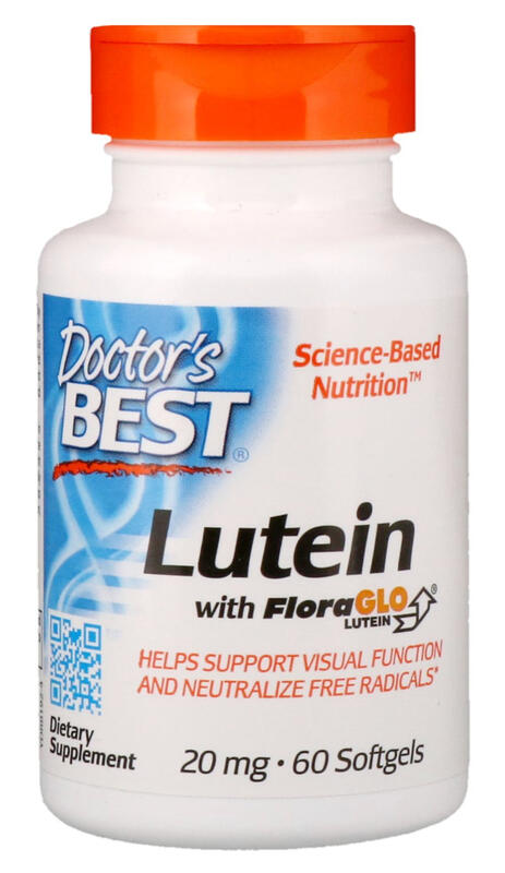 Doctor's Best Lutein 高單位FloraGlo葉黃素(20mg) +玉米黃素